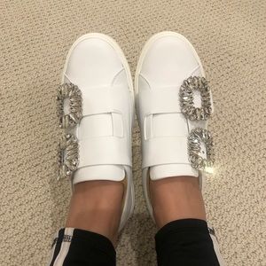 Brand new Roger Vivier Sneaker with strass buckle sneaker.